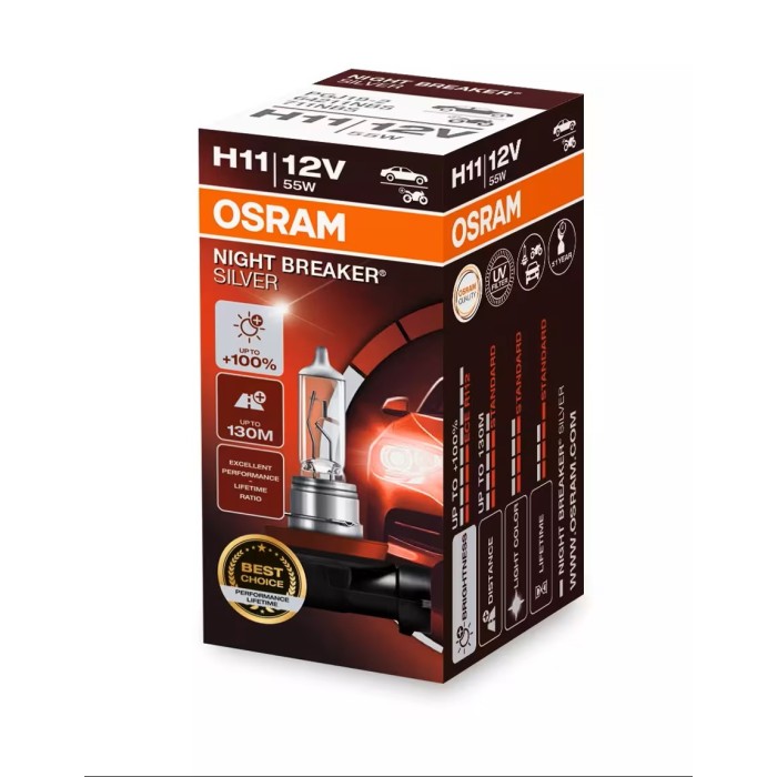 OSRAM Λαμπτήρας Αλογόνου Αυτοκινήτου NIGHT BREAKER LASER H11 -PGJ19-2 Λάμπες Αυτοκινήτου Onetrade OSRAM Λαμπτήρας Αλογόνου Αυτοκινήτου NIGHT BREAKER LASER H11 -PGJ19-2 Λάμπες Αυτοκινήτου Onetrade